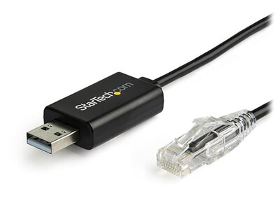 StarTech 6 USB to RJ45 Console Cable, Black