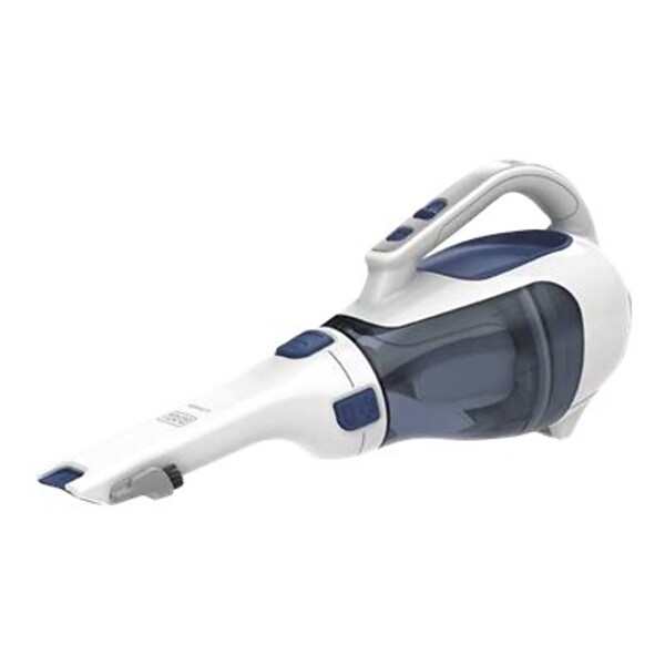 Black & Decker BLACK+DECKER Handheld Vacuum, Bagless, White/Blue (HHVI325JR22)