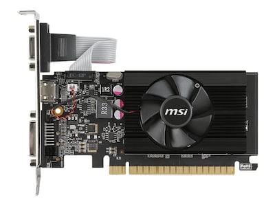 MSI G7102D3P GT 710 2GD3 LP DVI PCI Express 2.0 2GB Video