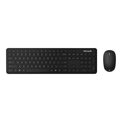 Microsoft Bluetooth Desktop QHG-00001 Keyboard and Mouse Combo, Matte Black