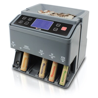 Cassida C-300 Coin Sorter, Gray (C-300)