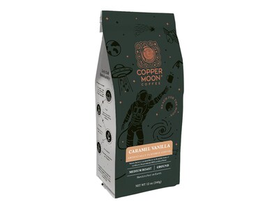 Copper Moon Caramel Vanilla Ground Coffee, Medium Roast, 12 oz. (205339)