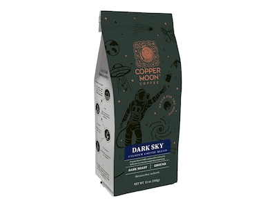 Copper Moon Dark Sky Arabica Ground Coffee, Dark Roast, 12 oz. (205335)