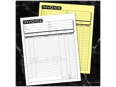Cosco Business 2-Part Carbonless Invoices, 8.5 x 11, 50 Sets/Book (074005)