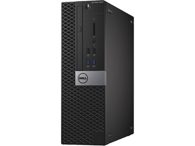 Dell OptiPlex 5040 Refurbished Desktop Computer, Intel Core i7-6700, 16GB Memory, 240GB SSD