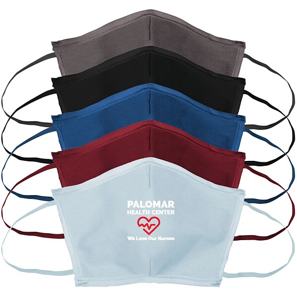 Customizable Colored Canvas Face Mask, Non-Medical