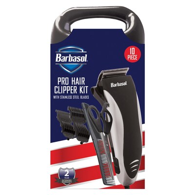 Barbasol Pro Hair Clipper Kit (Cbh1-4002-slv)
