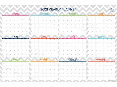 2021 Blue Sky 24 x 36 Wall Calendar, Dabney Lee, Ollie (102411-A21)