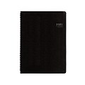 2021 Blue Sky 8.25 x 11 Appointment Book, Aligned, Black (123846)