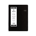 2021 Blue Sky 8 x 11 Appointment Book, Aligned, Black (123844)