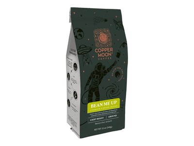 Copper Moon Bean Me Up Ground Coffee, Light Roast, 12 oz. (205333)
