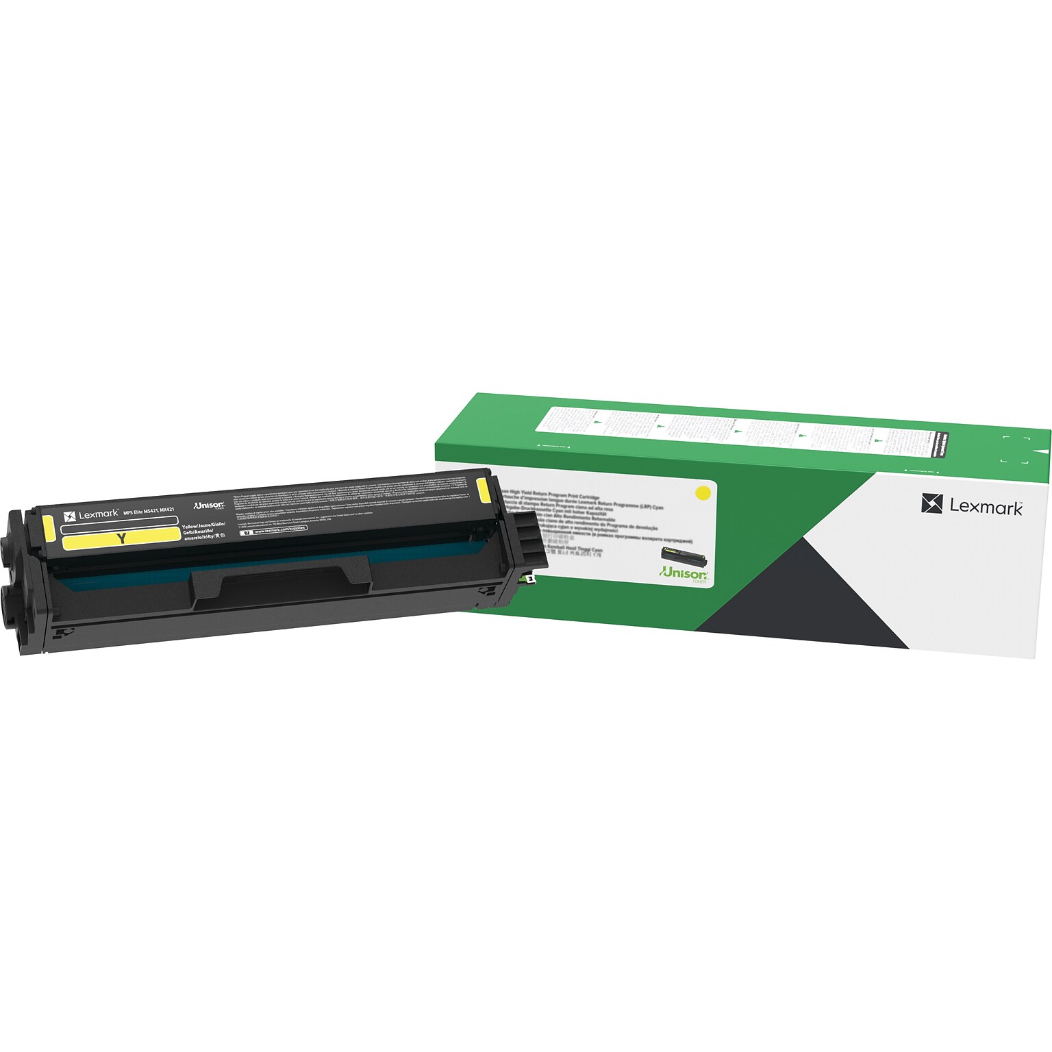 Lexmark 20N1XY0 Yellow Extra High Yield Toner Cartridge, Prints Up to 6,700 Pages