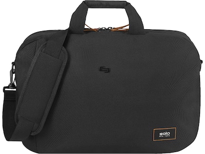 Solo Downtown Laptop Briefcase, Black Polyester (UBN301-4/1)