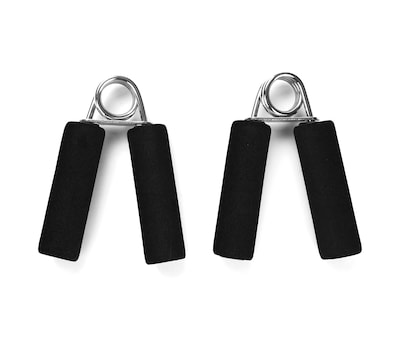 Mind Reader Black Hand Grip Strengthener Set (2FOAMGRIP-BLK)