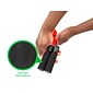 Mind Reader Red Adjustable Jump Rope with 5.25" Memory Foam Ergonomic Handles (JROPE2-RED)