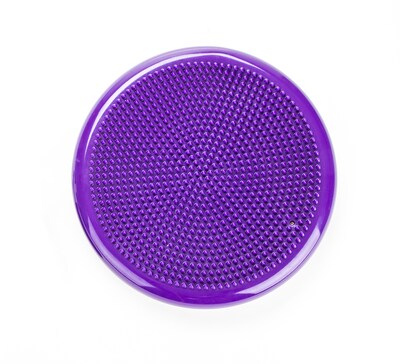Mind Reader Purple Stability Wobble Cushion with Inflation Pump (PILAPAD-PUR)