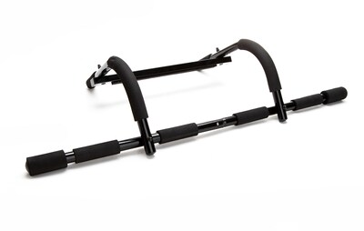 Mind Reader Black Multi-Grip Doorway Chin-Up/Pull-Up Bar (PULLUP-BLK)