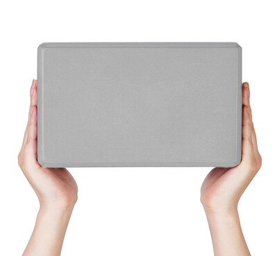 Mind Reader Foam Yoga Block, Grey (YOBRICK-GRY)