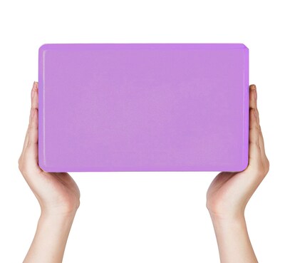 Mind Reader Foam Yoga Block, Purple (YOBRICK-PUR)