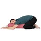 Mind Reader Yoga Bolster Restorative Cushion, Cotton, Machine Washable Cover, Square, Pink (YOGSQ-PNK)