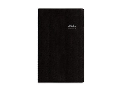 2021 Blue Sky 3.5 x 6 Planner, Aligned, Black (123854)