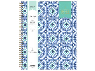 2021 Blue Sky 8.5 x 11 Planner, Day Designer, Blue (101411-21)