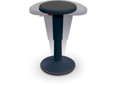 MooreCo Hierarchy Grow Plastic School Chair, Navy (50960-Navy)