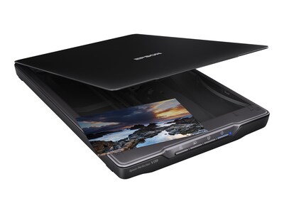 Epson Perfection V39 Flatbed Color Photo Scanner with Auto Photo Enhancement Features