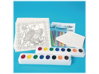 S&S Bald Eagle Painting, Multicolor, 12/Pack (GP3311)