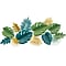 Amscan Key West Party Palm Leaves, Assorted Colors, 13/Pack (242623)