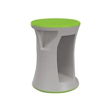 MooreCo Hierarchy Flipz Rubber School Chair, Green/Gray (83464-GREEN)