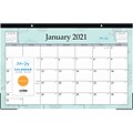 2021 Blue Sky 11 x 17 Desk Pad Calendar, Rue Du Flore, Multicolor (101610-21)