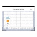 2021 Blue Sky 17 x 22 Desk Pad Calendar, Passages, Multicolor (110397-21)