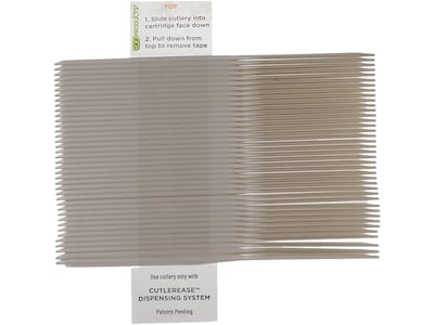 Eco-Products Cutlerease Compostable Knives, Medium-Weight, White, 960 Pieces/Carton (EP-CE6KNWHT)