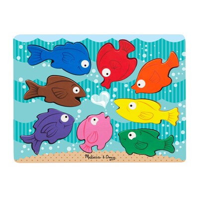 Melissa N Doug Colorful Fish Chunky Puzzle (9003)