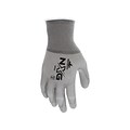 MCR Safety Memphis NXG Nylon Polyurethane-Coated Gloves, Extra Large, Gray, Dozen (9666XL)