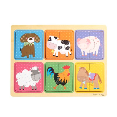 Melissa N Doug NP Wooden Puzzle, Farm Friends (31363)