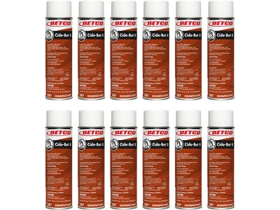 Betco Cide-Bet II Disinfectant Foam Aerosol Can, Floral, 19 oz., 12/Carton (08723-00)