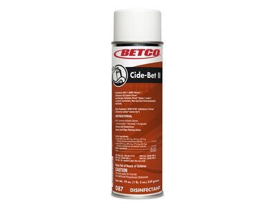 Betco Cide-Bet II Disinfectant Foam Aerosol Can, Floral, 19 oz., 12/Carton (08723-00)