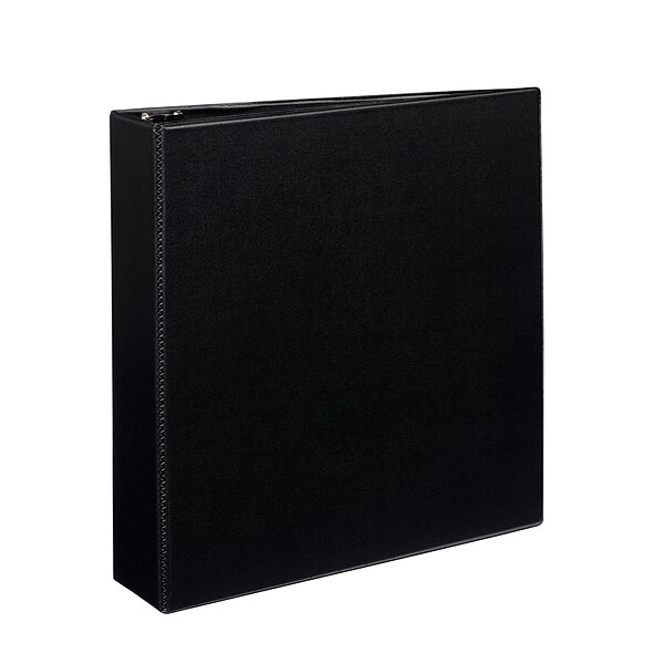 Avery Durable 2 3-Ring Non-View Binder, Black (27550)