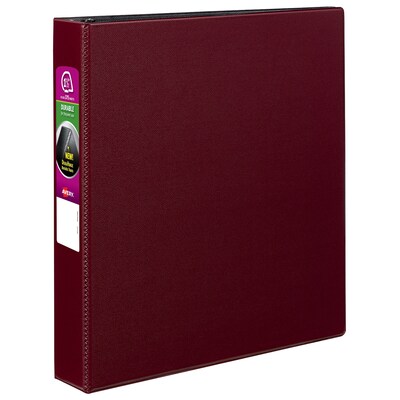 Avery Slant-D Standard 1.5 Non-View Binder, Burgundy (27352)