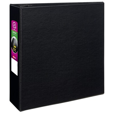 Avery Durable 4 3-Ring Non-View Binder, Black (07801)