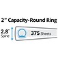 Avery Mini Durable 2" 3-Ring Non-View Binder, Black (27554)