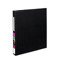 Avery EZD Heavy Duty 1 3-Ring Non-View Binders, D-Ring, Black (08725/08302)