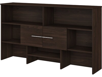 Bush Business Furniture Office 500 71 W Desktop Hutch, Black Walnut (OFH172BWK)