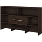 Bush Business Furniture Office 500 71 "W Desktop Hutch, Black Walnut (OFH172BWK)