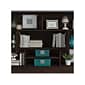 Bush Business Furniture Office 500 71 "W Desktop Hutch, Black Walnut (OFH172BWK)