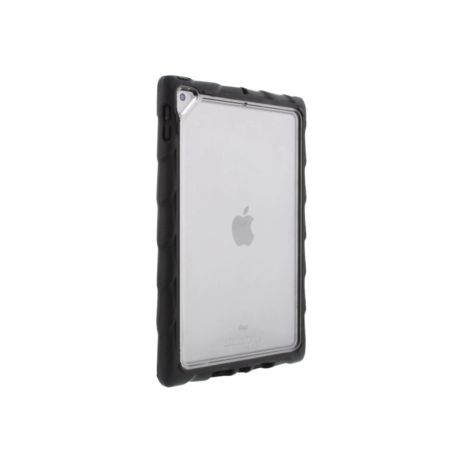 Gumdrop 01A001 Rubber Case for 10.2 iPad, Transparent/Black