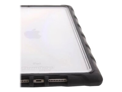 Gumdrop 01A001 Rubber Case for 10.2" iPad, Transparent/Black