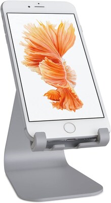 Rain Design mStand mobile Cell Phone Desktop Stand, Space Grey (10061)